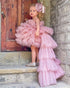 A Princess with her pink trane Dresses Little Palace Store